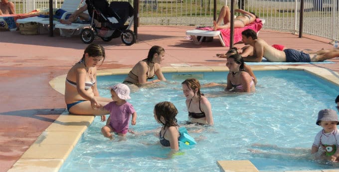 Camping Sommières Près De Nîmes | Domaine De Gajan : Pataugeoire Chauffee2