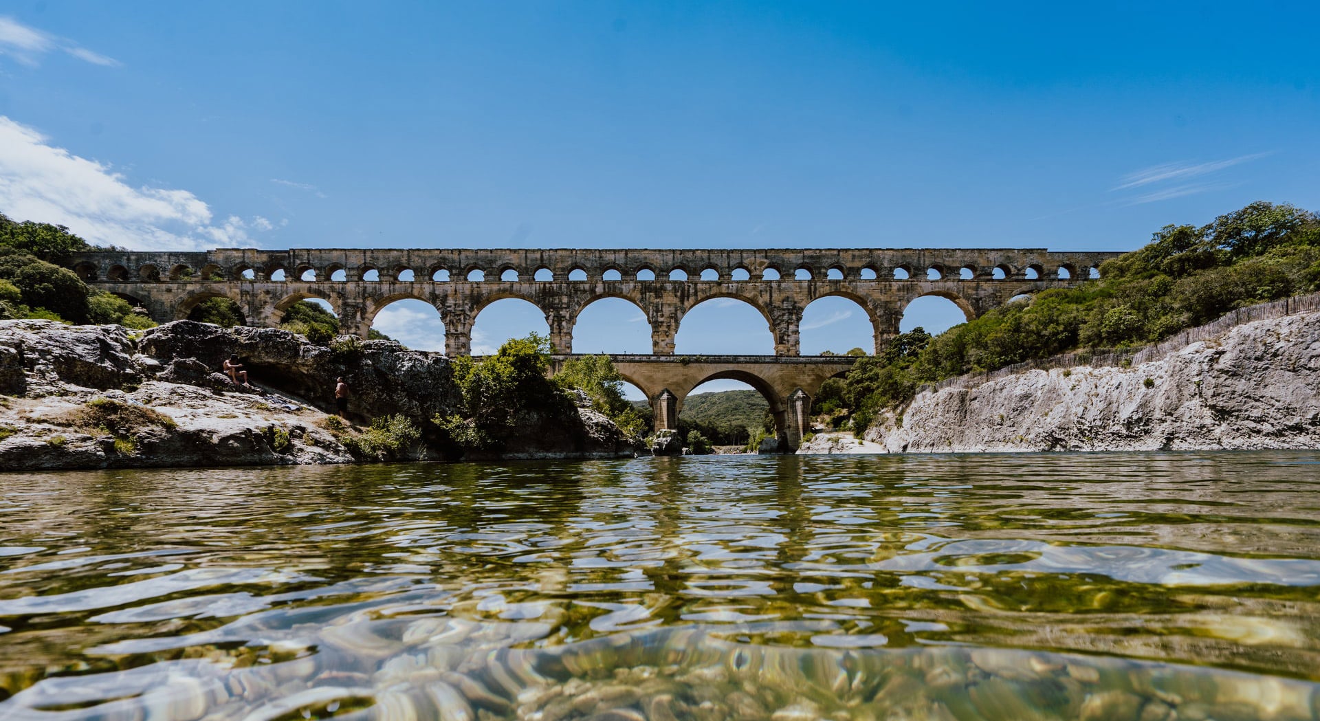 Camping Sommières Près De Nîmes | Domaine De Gajan : Pont Du Gard