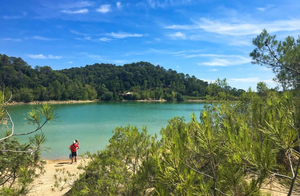 Lake of Cécélès in the herault